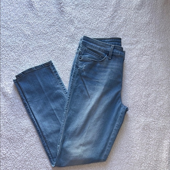 Levi's Blue Straight Leg Jeans Classic Comfort - Picture 12 of 14